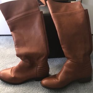 Brown cowboy boots